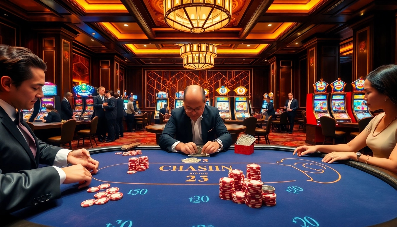 Experience high-stakes gaming at 789wins1.net with luxurious poker tables and thrilling casino atmosphere.