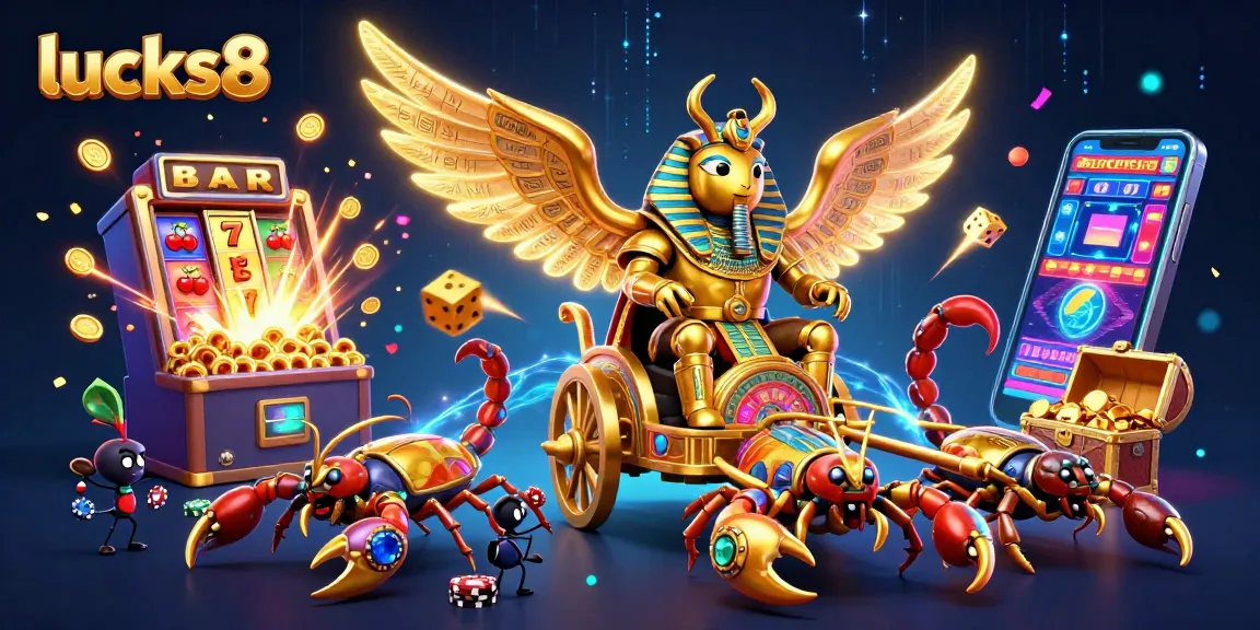 Experience the thrilling world of lucks8 with vivid characters and casino elements. Join the jackpot adventure!