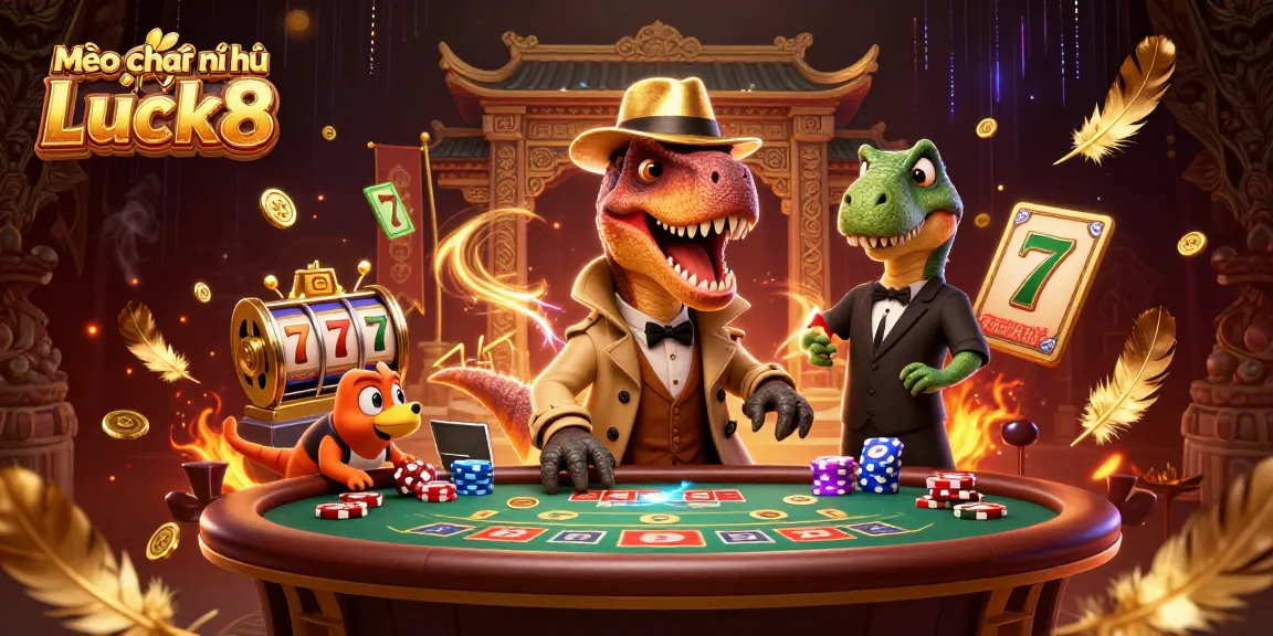 Mẹo chơi nổ hũ Luck8 offers strategies for winning at slots with colorful, engaging visuals.