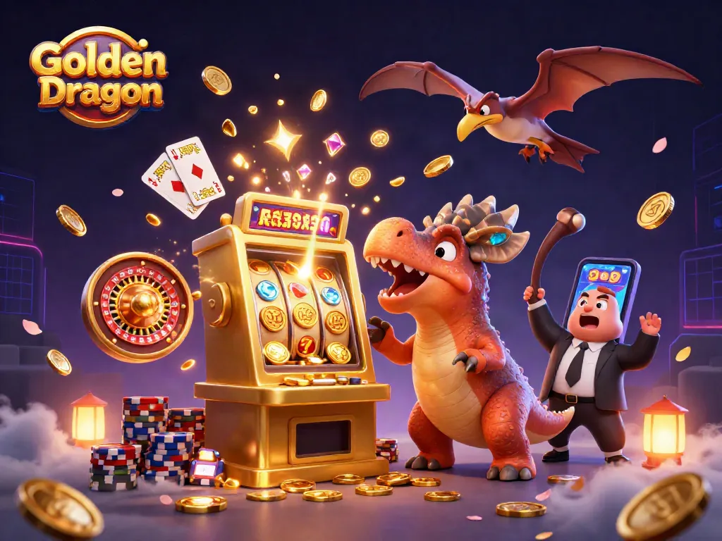 Golden Dragon เปิดเงินรางวัลในเกมสล็อตสุดตื่นเต้นด้วยเหรียญทองคำสูง 떠지는อารมณ์