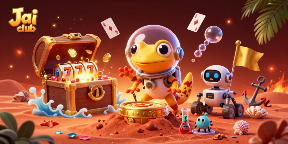 Experience thrilling gameplay on Jai club with vibrant casino graphics and exciting game elements.