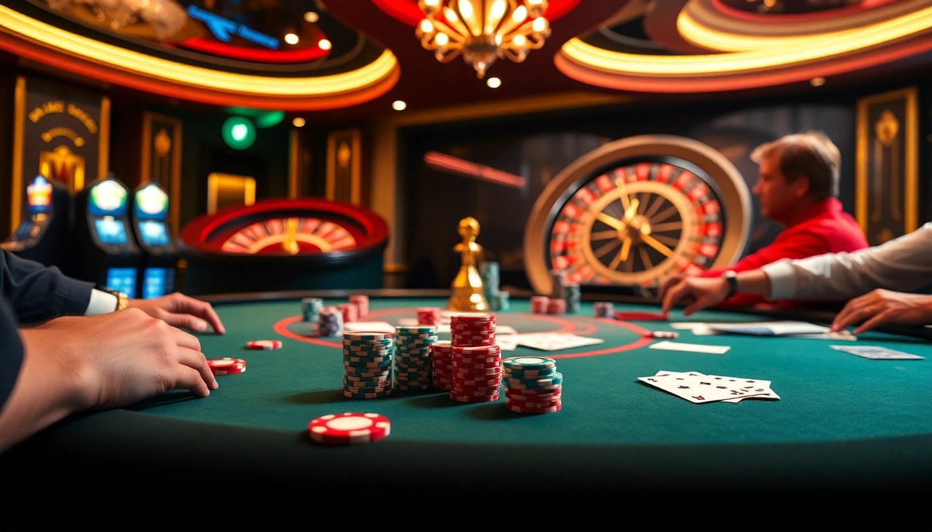 Experience the excitement of s8 com with a thrilling poker game scene featuring vibrant cards and chips.