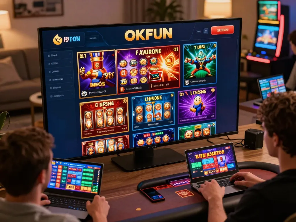 Experience the thrill of playing at OKFUN by engaging with various online casino games seamlessly.