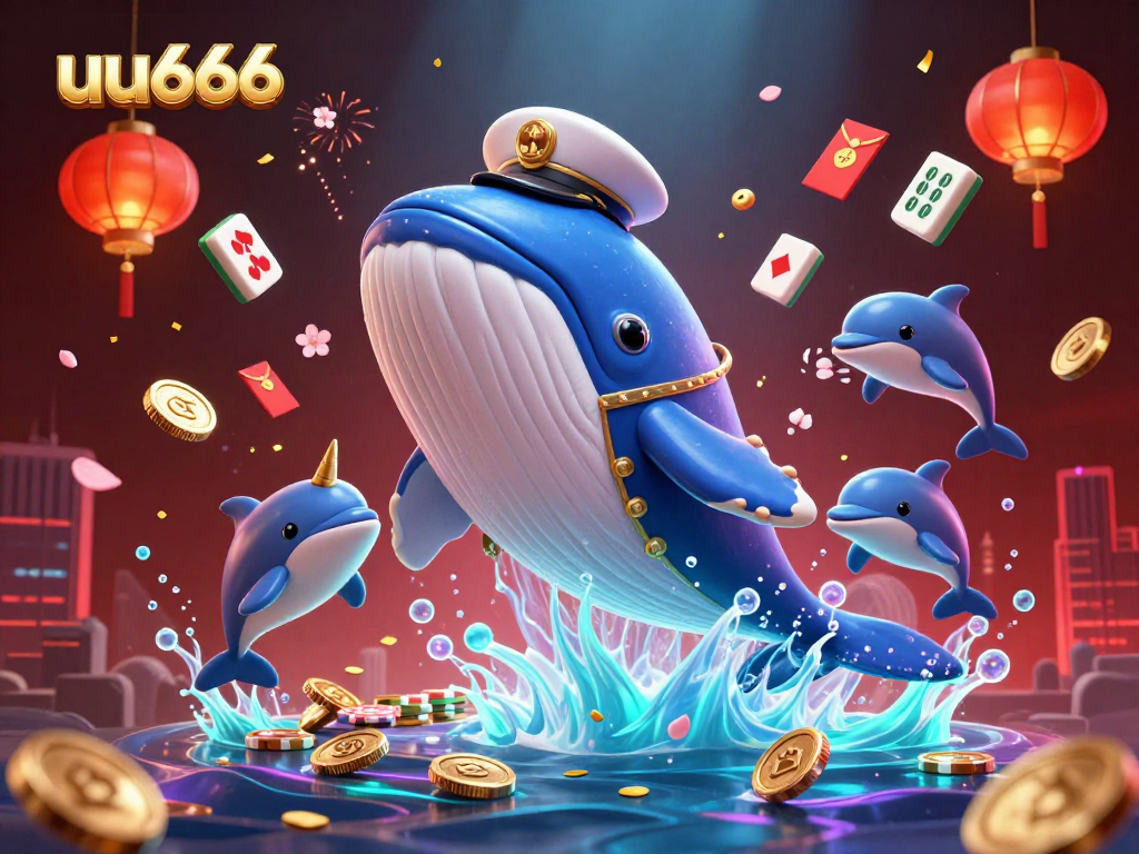 Experience exhilarating gaming action at uu666 with a vibrant underwater casino scene featuring whimsical characters and rich visual elements.