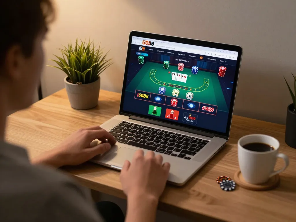 Experience thrilling blackjack action on GO88 with an engaging online gaming setup.