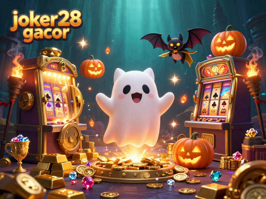 Melihat keindahan joker28 gacor dengan karakter permainan slot yang penuh cahaya dan detail menarik.