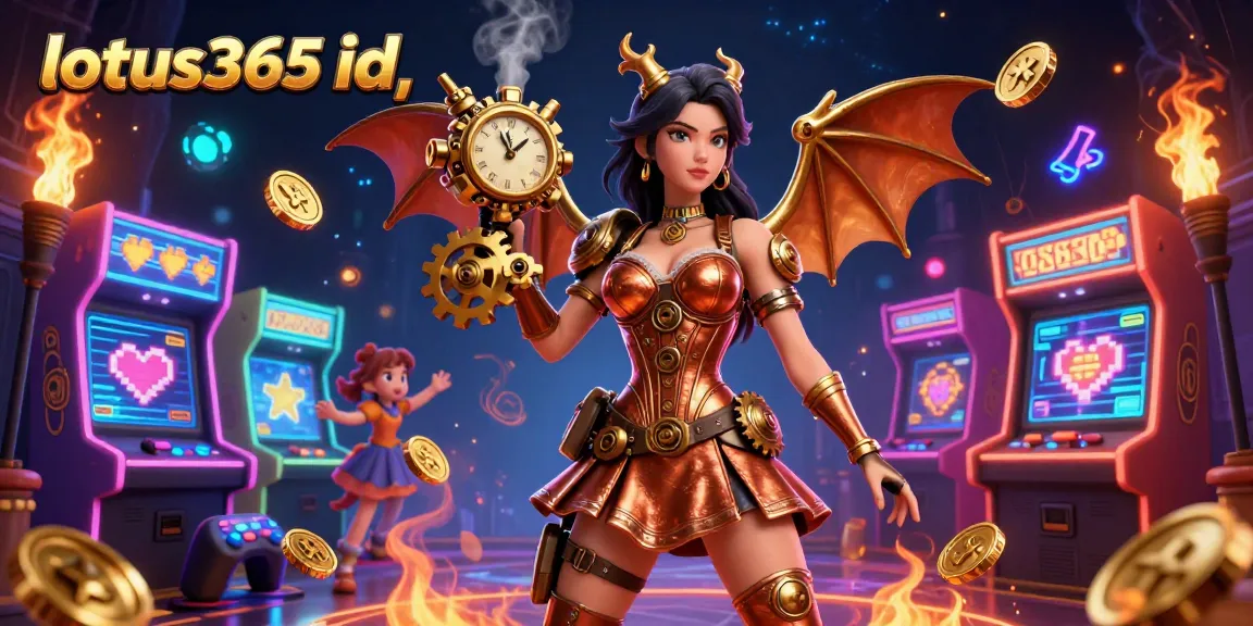 Engage with the vibrant atmosphere of the lotus365 id casino experience featuring animated characters and glowing game elements.