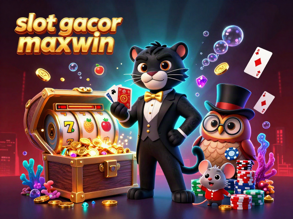 Experience thrilling wins with slot gacor maxwin, where the stylish panther, owl, and mouse bring the casino to life.