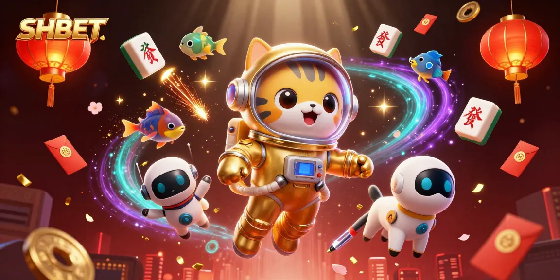 Engage in thrilling gameplay at SHBET with a lively 3D casino scene showcasing excitement and rewards.