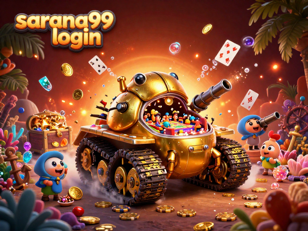 Experience the excitement of sarana99 login with a vibrant 3D casino world bursting with energy.