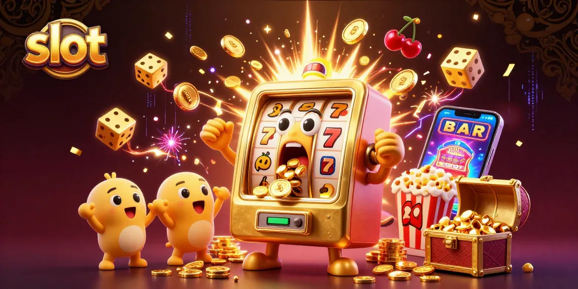 Experience the thrill of winning at slots with joyous machines celebrating jackpots!