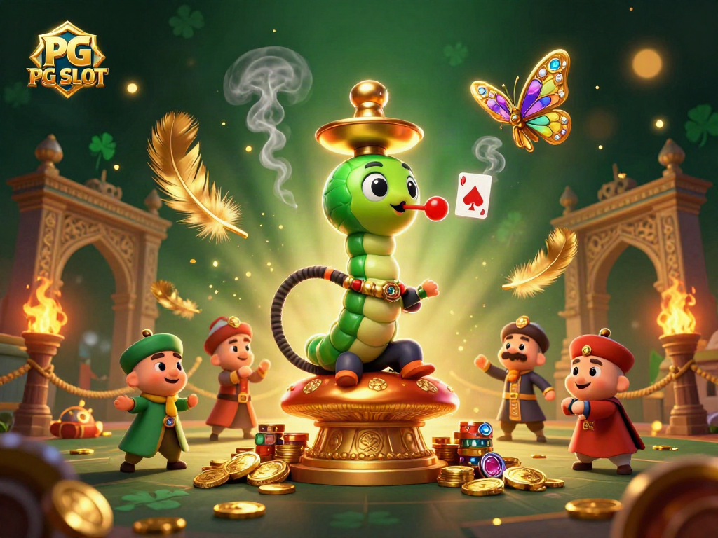 Experience the engaging world of PG SLOT with vibrant characters and dynamic casino elements