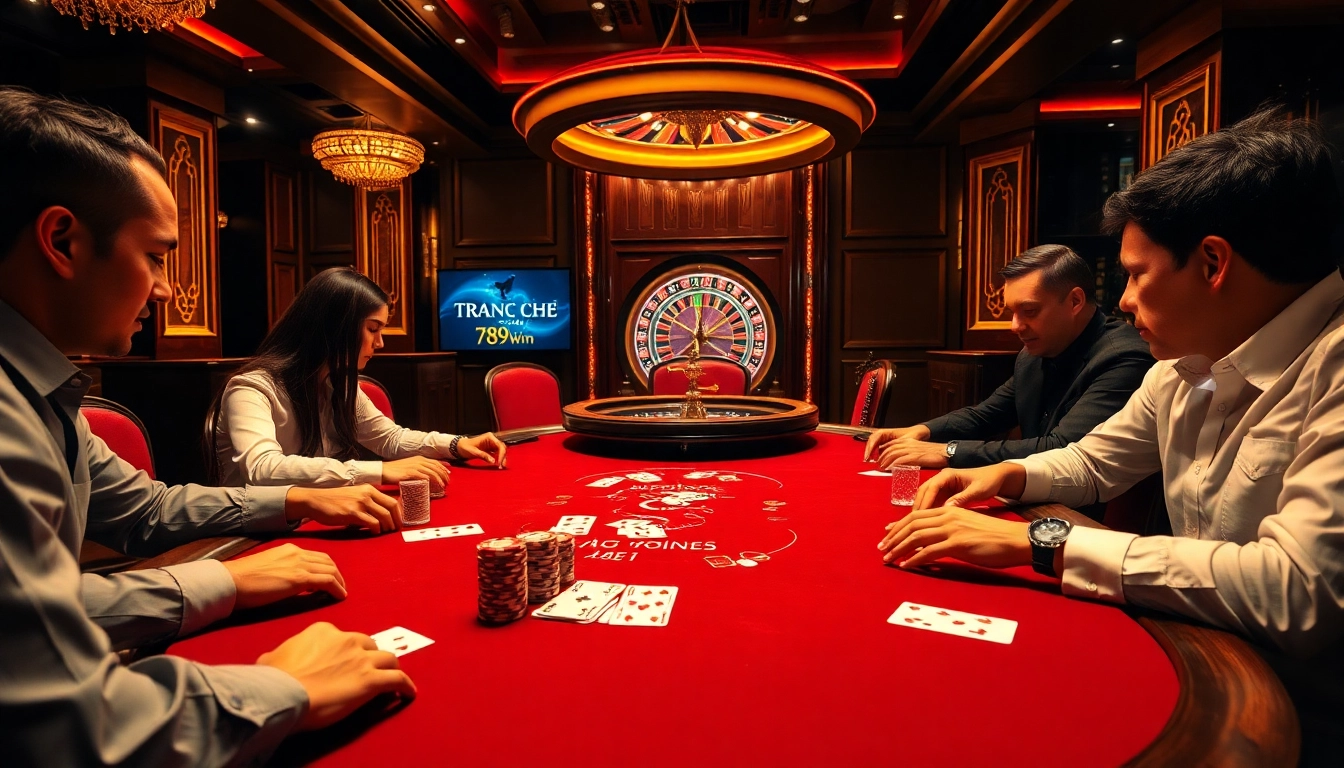 Thrilling casino experience at trang chủ 789win with poker gameplay and luxurious ambiance.
