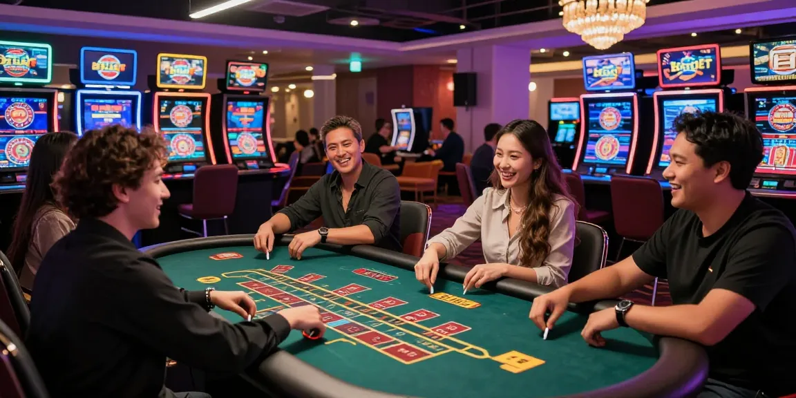 People experiencing the excitement of Betebet's live casino games while celebrating wins.