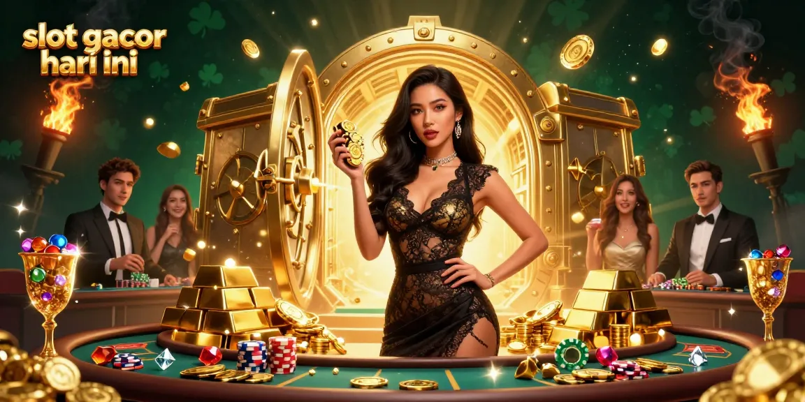 Mainkan slot gacor hari ini yang menarik dengan permainan bertaruh tinggi di lingkungan kasino VIP yang semarak, menampilkan momen kemenangan dan kemewahan.