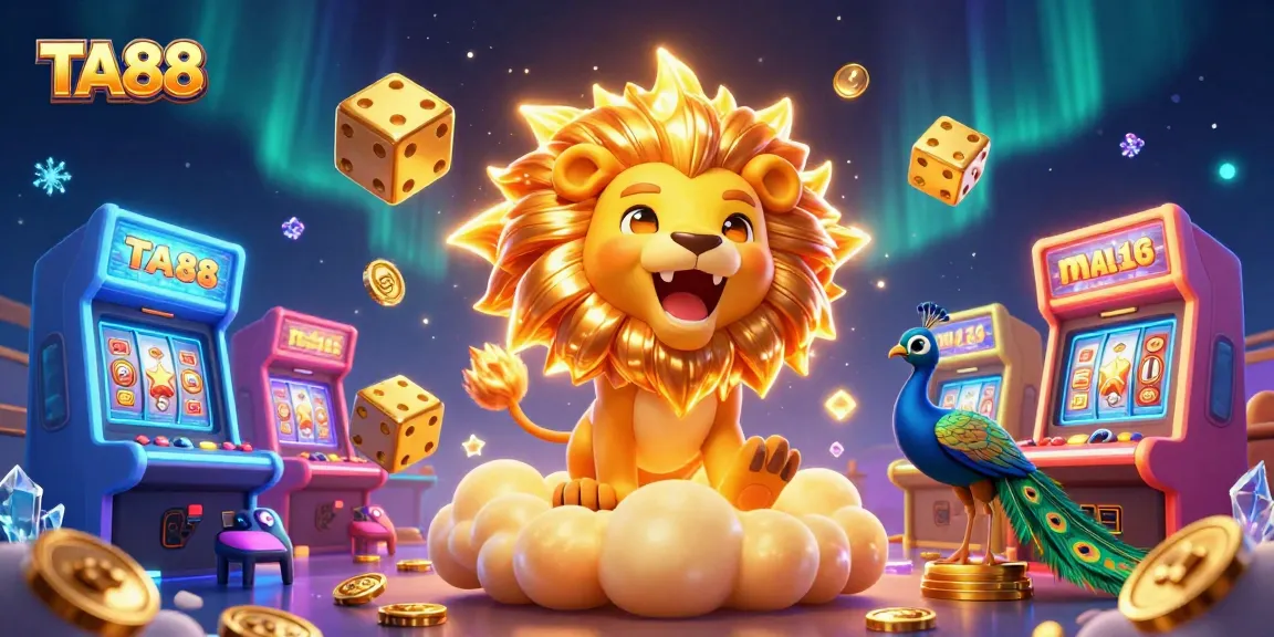 Join TA88’s thrilling gaming adventure with lucky dice and a radiant sun lion!