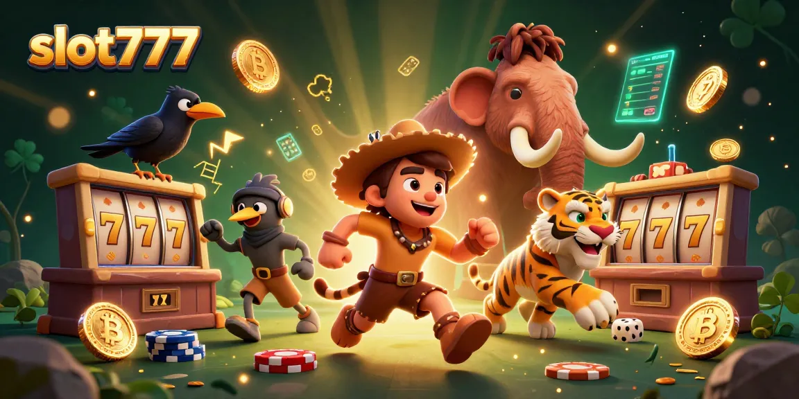 Experience thrilling action at slot777 with vibrant characters and dynamic slot gaming elements.
