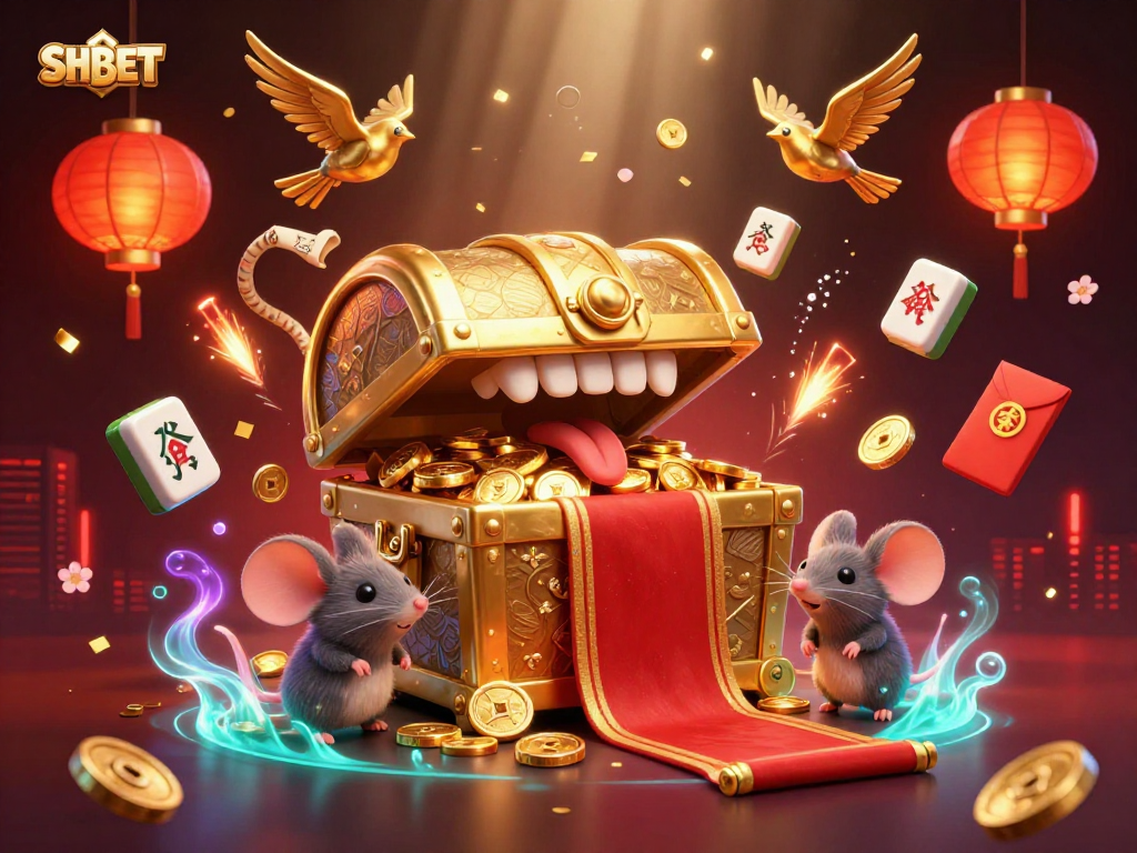 Experience thrilling adventures with SHBET's golden treasures and vibrant casino elements.