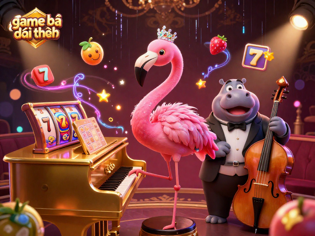 Experience thrilling game bài đổi thưởng action with a vibrant casino scene featuring cartoon characters and game elements.