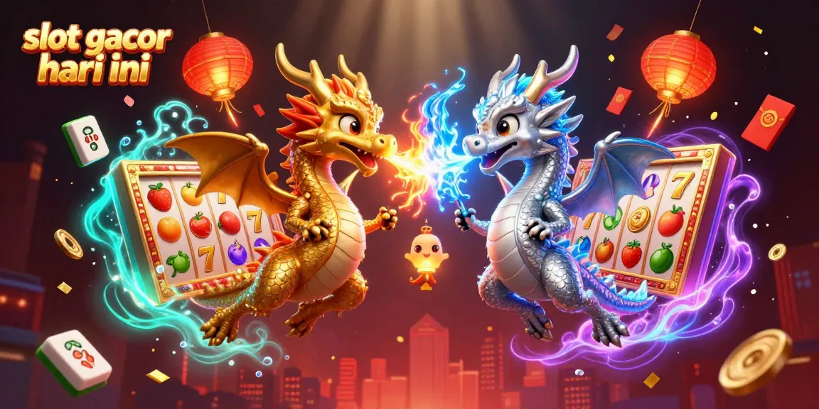 Menangkan jackpot dengan slot gacor hari ini dalam ilustrasi kasino berwarna cerah.