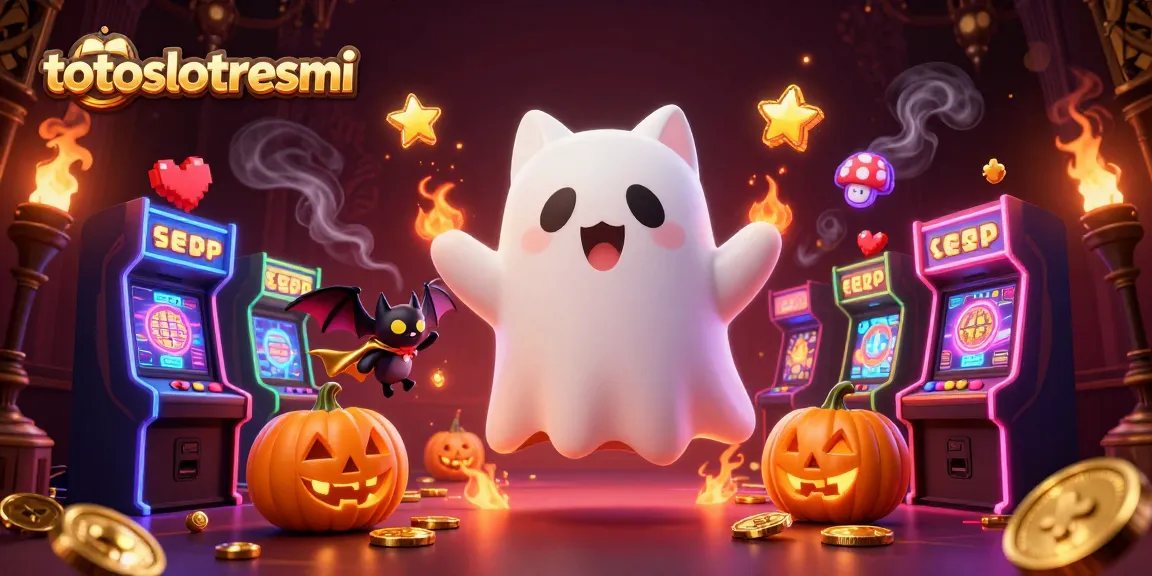 Spin the reels with an enchanting ghost cat and bat in a haunted casino at totoslotresmi for thrilling jackpots.