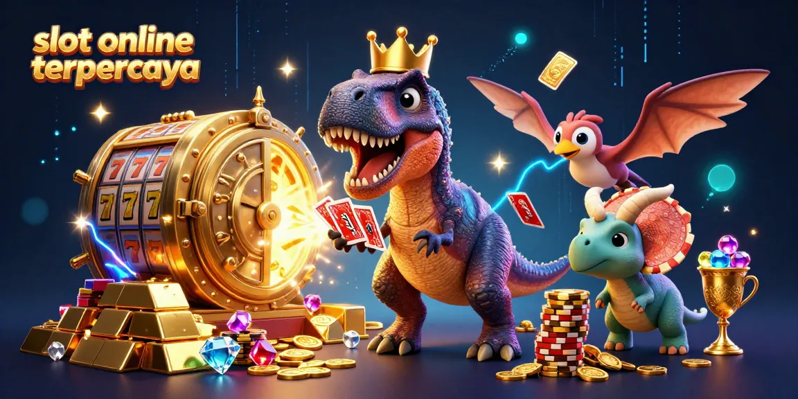 Experience the thrill of slot online terpercaya with vibrant characters and exciting casino elements.