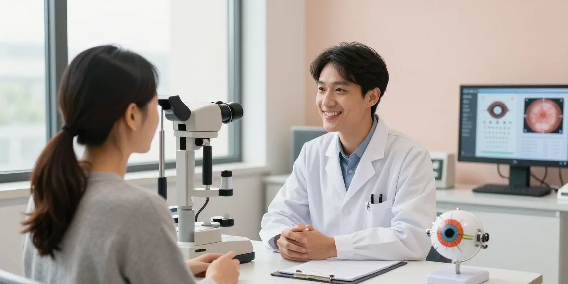 Consultation about eye health at SNU Eye Clinic with focus on view doc source and personalized care.