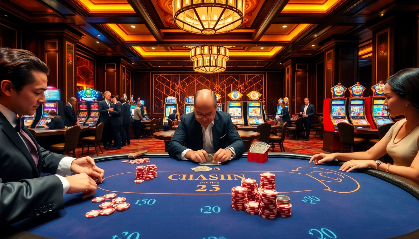 Experience high-stakes gaming at 789wins1.net with luxurious poker tables and thrilling casino atmosphere.