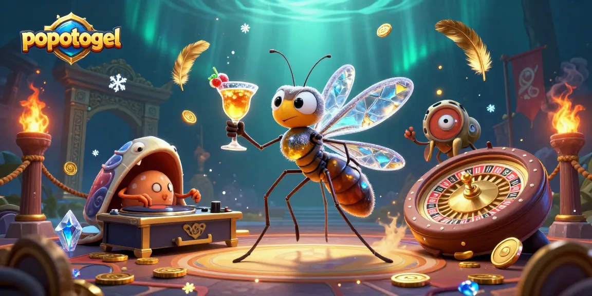 Engage with popotogel through our stacked 3D casino characters and vibrant gambling elements.