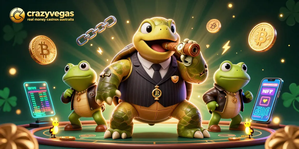 Experience the thrill of crazyvegas real money casinos australia with a vibrant 3D casino scene.