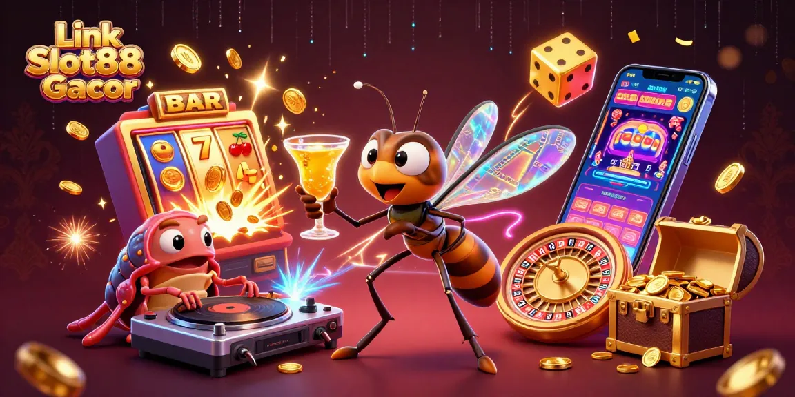 Spin the Link Slot88 Gacor as the frozen-in-amber mosquito mascot welcomes big wins!