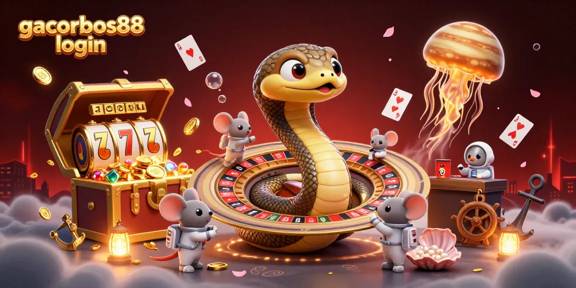 Engage in exciting betting adventures at gacorbos88 login, with vibrant cosmic casino visuals.