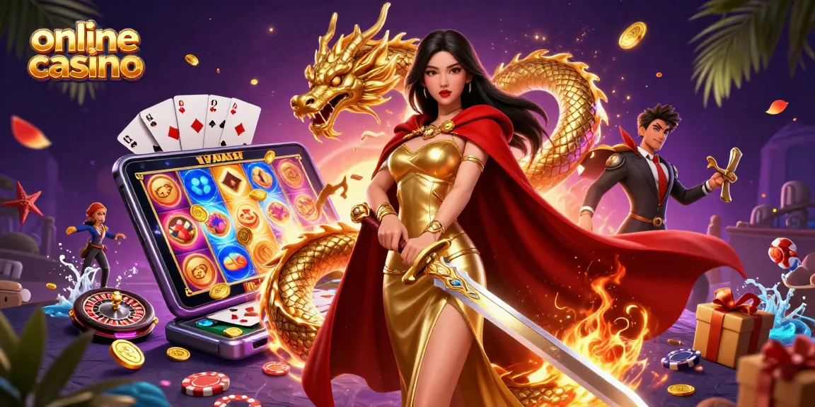 Win big at our online casino with new slot games and exciting jackpots, led by an enchanting warrior queen.
