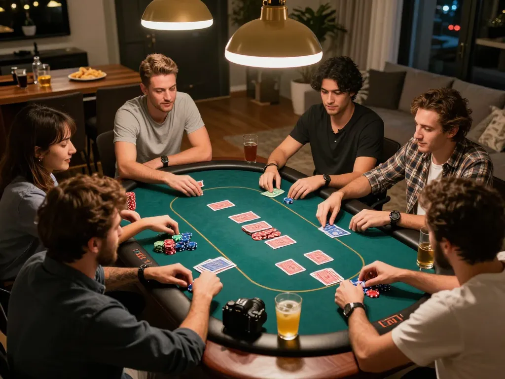 Alev casino kumar highlights exciting poker night fun among friends, showcasing vibrant gameplay and social interaction.