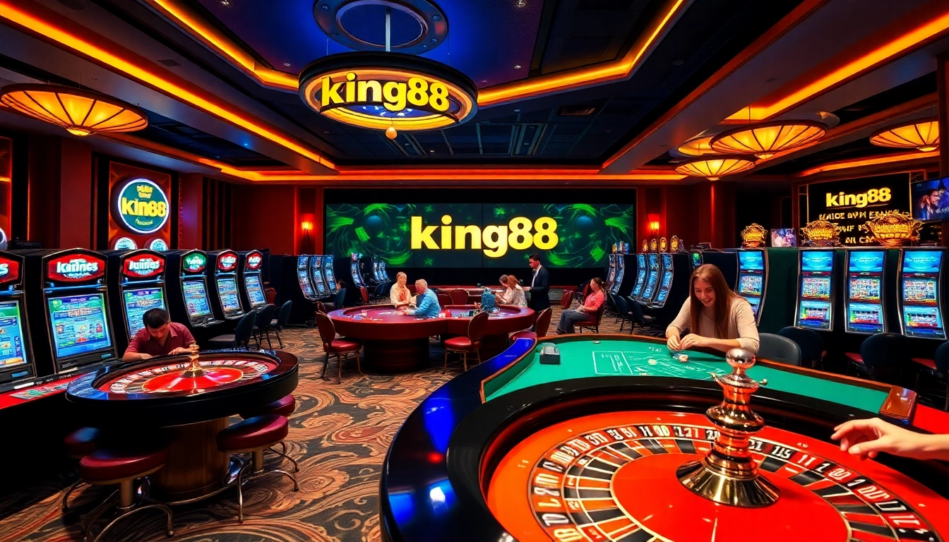 Experience the excitement of king88 with vibrant casino games and dynamic players.