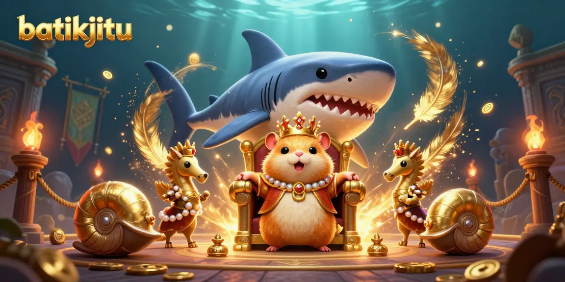 Bermain di batikjitu dengan raja hamster emas dan penjaga seahorse yang megah.
