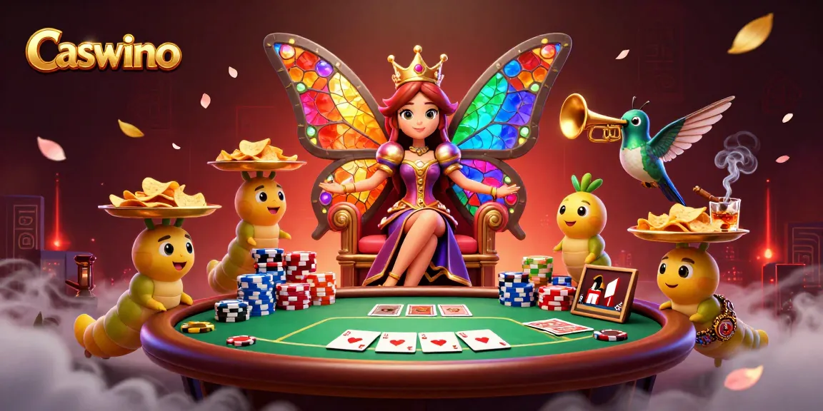Experience exciting gameplay with Caswino, featuring stunning casino elements and vibrant characters.