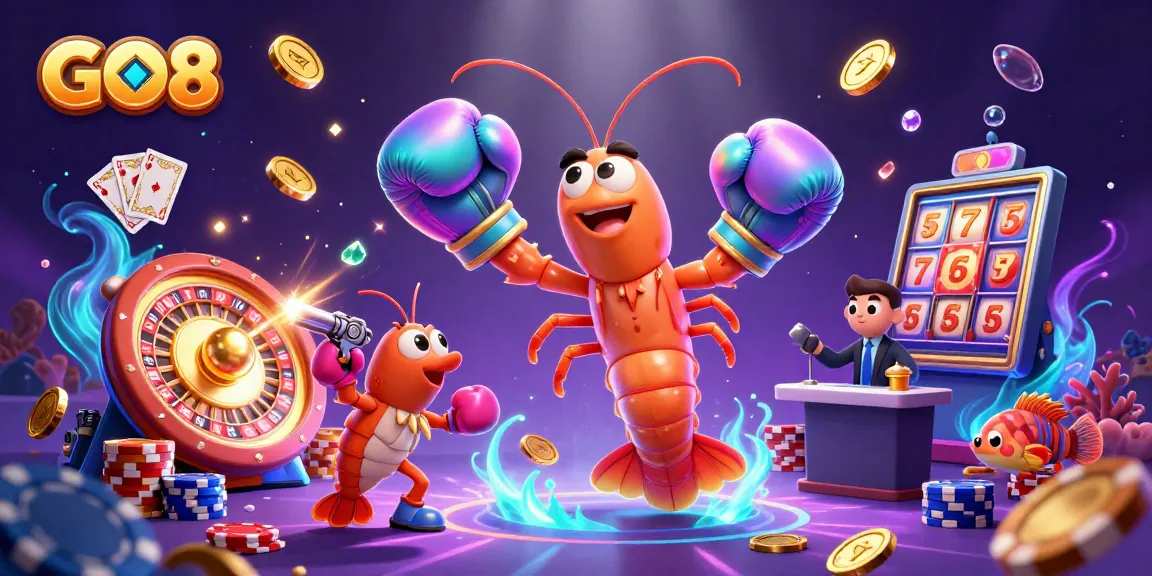 Experience the thrill of GO8 gaming with vibrant wins and jackpots from the ocean's champions.