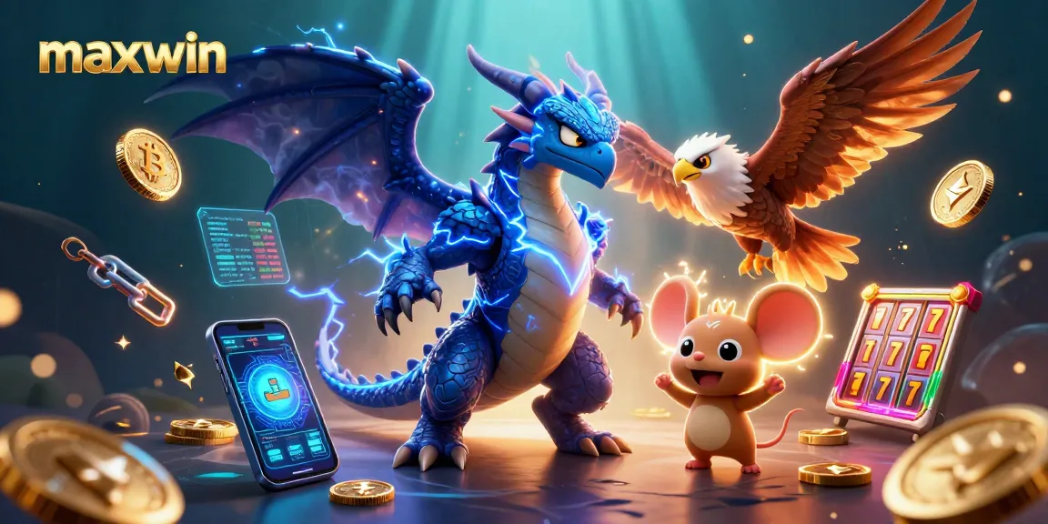 Maxwin showcases a thrilling slot experience with vivid characters and engaging visuals.