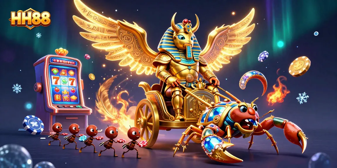 Experience thrilling wins at HH88 with a vibrant casino scene featuring captivating characters and plenty of action.