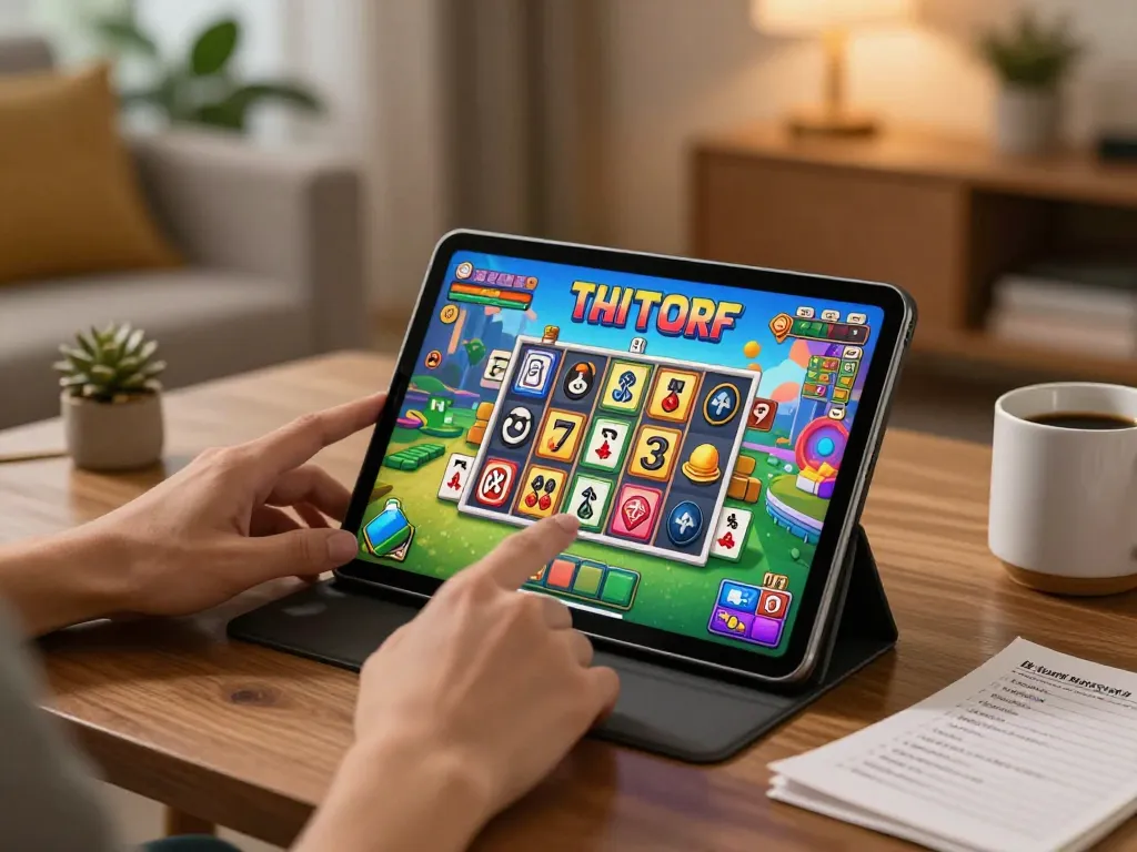 Engaging action on a situs gacor gaming interface featuring slot mahjong, illustrating at-home gaming excitement.