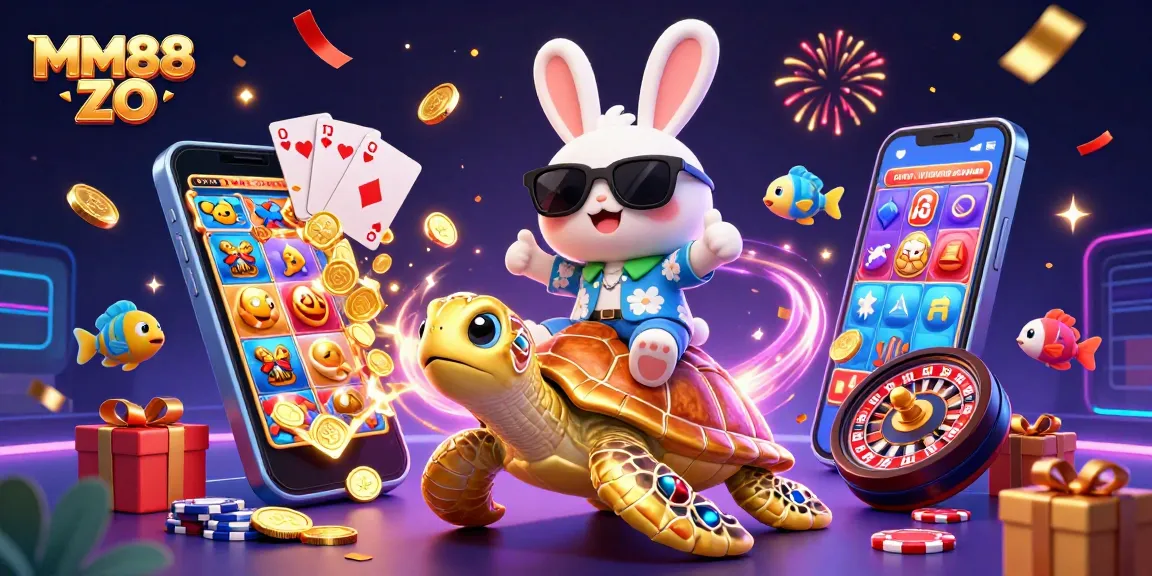 Experience thrilling gameplay with MM88 ZO showcasing vibrant 3D characters in an action-packed scene.