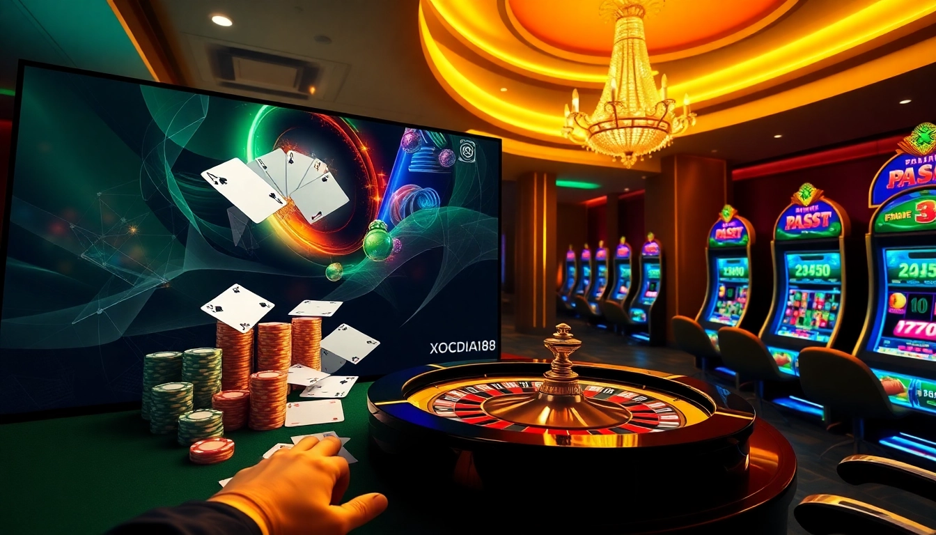 Experience excitement at Xocdia88 with vibrant casino elements and engaging gameplay.