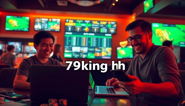 Experiencia dinámica de juego en línea que muestra 79king hn con diversas opciones de juego.