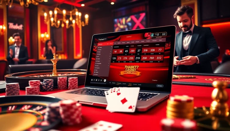 Experience the excitement at Thabet77 casino with a vibrant interface and thrilling games.