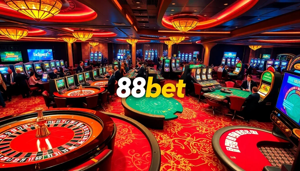 Experience thrilling gameplay at 88bet with elegant tables and exciting game action.