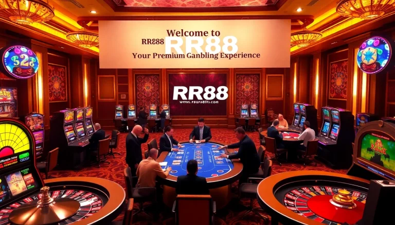 Experience high-stakes gaming action at https://rr88it.com/ with vibrant casino visuals and engaging poker tables.