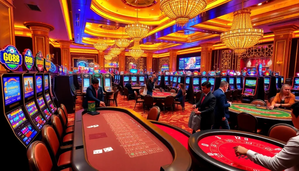 Experience thrilling gaming action at gg88 com with vibrant tables and eager players.