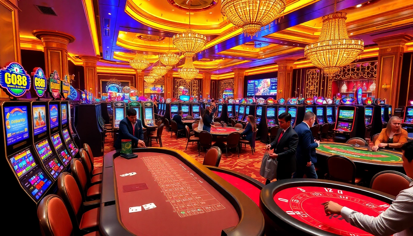 Experience thrilling gaming action at gg88 com with vibrant tables and eager players.