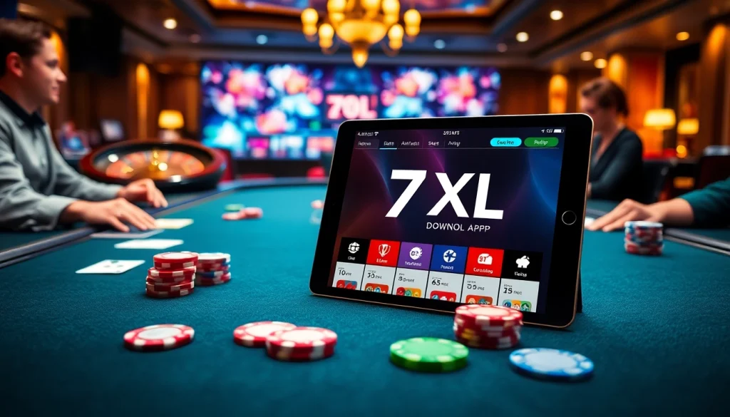 חווה את ההתרגשות בהורדת 7XL בסביבה קזינואית יוקרתית המציעה פוקר ורולטה.